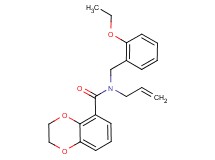 N-allyl-N-(2-ethoxybenzyl)-2,3-dihydro-1,4-benzodioxine-5-carboxamide