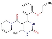 4-[2-(allyloxy)phenyl]-5-(3,6-dihydropyridin-1(2H)-ylcarbonyl)-6-methyl-3,4-dihydropyrimidin-2(1H)-one
