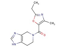 5-[(2-ethyl-4-methyl-1,3-oxazol-5-yl)carbonyl]-4,5,6,7-tetrahydro-1H-imidazo[4,5-c]pyridine