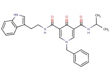 1-benzyl-N-[2-(1H-indol-3-yl)ethyl]-N'-isopropyl-4-oxo-1,4-dihydro-3,5-pyridinedicarboxamide