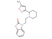 3-{2-[2-(5-methylisoxazol-3-yl)piperidin-1-yl]ethyl}-1,3-benzoxazol-2(3H)-one