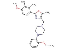 1-(2-ethoxyphenyl)-4-{[2-(4-methoxy-2,3-dimethylphenyl)-5-methyl-1,3-oxazol-4-yl]methyl}piperazine