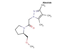 1-{2-[(2R)-2-(methoxymethyl)pyrrolidin-1-yl]-2-oxoethyl}-3,4,5-trimethyl-1H-pyrazole