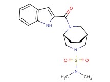 (1R*,5R*)-6-(1H-indol-2-ylcarbonyl)-N,N-dimethyl-3,6-diazabicyclo[3.2.2]nonane-3-sulfonamide