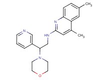 4,6-dimethyl-N-(2-morpholin-4-yl-2-pyridin-3-ylethyl)quinolin-2-amine