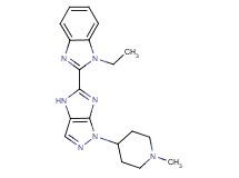 1-ethyl-2-[1-(1-methyl-4-piperidinyl)-1,4-dihydroimidazo[4,5-c]pyrazol-5-yl]-1H-benzimidazole