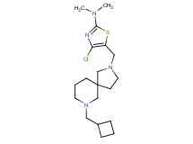 4-chloro-5-{[7-(cyclobutylmethyl)-2,7-diazaspiro[4.5]dec-2-yl]methyl}-N,N-dimethyl-1,3-thiazol-2-amine