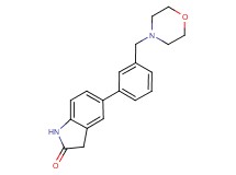 5-[3-(morpholin-4-ylmethyl)phenyl]-1,3-dihydro-2H-indol-2-one