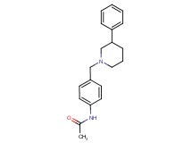 N-{4-[(3-phenylpiperidin-1-yl)methyl]phenyl}acetamide