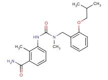 3-({[(2-isobutoxybenzyl)(methyl)amino]carbonyl}amino)-2-methylbenzamide