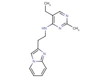 5-ethyl-N-(2-imidazo[1,2-a]pyridin-2-ylethyl)-2-methylpyrimidin-4-amine