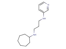 N-cycloheptyl-N'-pyridin-3-ylpropane-1,3-diamine