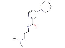 4-(1-azepanyl)-N-[3-(dimethylamino)propyl]-2-pyridinecarboxamide