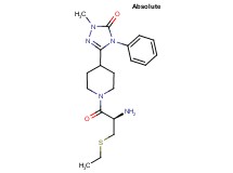 5-[1-(S-ethyl-L-cysteinyl)-4-piperidinyl]-2-methyl-4-phenyl-2,4-dihydro-3H-1,2,4-triazol-3-one dihydrochloride