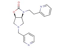 (3aS*,6aR*)-3-[2-(2-pyridinyl)ethyl]-5-(3-pyridinylmethyl)hexahydro-2H-pyrrolo[3,4-d][1,3]oxazol-2-one