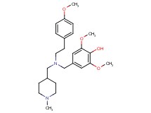 2,6-dimethoxy-4-({[2-(4-methoxyphenyl)ethyl][(1-methyl-4-piperidinyl)methyl]amino}methyl)phenol