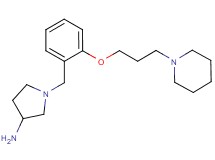1-{2-[3-(1-piperidinyl)propoxy]benzyl}-3-pyrrolidinamine dihydrochloride