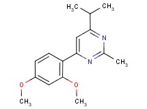 4-(2,4-dimethoxyphenyl)-6-isopropyl-2-methylpyrimidine