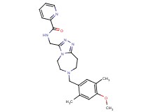 N-{[7-(4-methoxy-2,5-dimethylbenzyl)-6,7,8,9-tetrahydro-5H-[1,2,4]triazolo[4,3-d][1,4]diazepin-3-yl]methyl}-2-pyridinecarboxamide