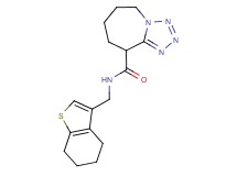 N-(4,5,6,7-tetrahydro-1-benzothien-3-ylmethyl)-6,7,8,9-tetrahydro-5H-tetrazolo[1,5-a]azepine-9-carboxamide