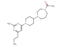 1-acetyl-4-[1-(2-methyl-6-propylpyrimidin-4-yl)piperidin-4-yl]-1,4-diazepane