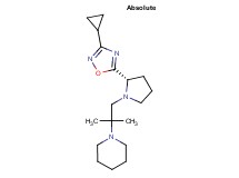 1-{2-[(2S)-2-(3-cyclopropyl-1,2,4-oxadiazol-5-yl)pyrrolidin-1-yl]-1,1-dimethylethyl}piperidine