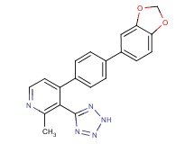 4-[4-(1,3-benzodioxol-5-yl)phenyl]-2-methyl-3-(2H-tetrazol-5-yl)pyridine
