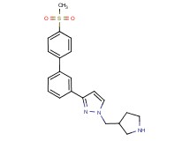 3-[4'-(methylsulfonyl)-3-biphenylyl]-1-(3-pyrrolidinylmethyl)-1H-pyrazole trifluoroacetate