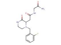 N~2~-{[1-(2-fluorobenzyl)-3-oxo-2-piperazinyl]acetyl}glycinamide