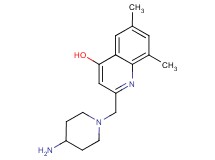 2-[(4-amino-1-piperidinyl)methyl]-6,8-dimethyl-4-quinolinol dihydrochloride