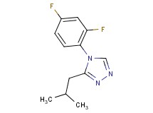 4-(2,4-difluorophenyl)-3-isobutyl-4H-1,2,4-triazole
