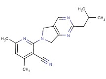 2-(2-isobutyl-5,7-dihydro-6H-pyrrolo[3,4-d]pyrimidin-6-yl)-4,6-dimethylnicotinonitrile