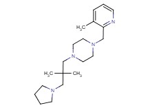 1-(2,2-dimethyl-3-pyrrolidin-1-ylpropyl)-4-[(3-methylpyridin-2-yl)methyl]piperazine