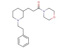 4-{3-[1-(2-phenylethyl)-3-piperidinyl]propanoyl}morpholine