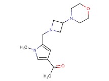 1-{1-methyl-5-[(3-morpholin-4-ylazetidin-1-yl)methyl]-1H-pyrrol-3-yl}ethanone