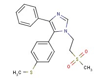 1-[2-(methylsulfonyl)ethyl]-5-[4-(methylthio)phenyl]-4-phenyl-1H-imidazole