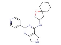 N-1-oxaspiro[4.5]dec-3-yl-2-(4-pyridinyl)-6,7-dihydro-5H-pyrrolo[3,4-d]pyrimidin-4-amine