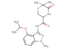N-(4-isopropoxy-1-methyl-1H-indazol-3-yl)-6,6-dimethyl-5-oxothiomorpholine-3-carboxamide