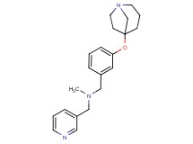 1-[3-(1-azabicyclo[3.2.1]oct-5-yloxy)phenyl]-N-methyl-N-(pyridin-3-ylmethyl)methanamine