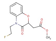 methyl [4-(2-fluoroethyl)-3-oxo-3,4-dihydro-2H-1,4-benzoxazin-2-yl]acetate