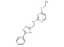 4-ethoxy-N-[(5-phenyl-4H-1,2,4-triazol-3-yl)methyl]pyrimidin-2-amine