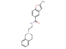 N-[2-(3,4-dihydro-2(1H)-isoquinolinyl)ethyl]-2-methyl-1-benzofuran-5-carboxamide