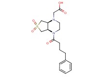 [(4aR*,7aS*)-6,6-dioxido-4-(4-phenylbutanoyl)hexahydrothieno[3,4-b]pyrazin-1(2H)-yl]acetic acid