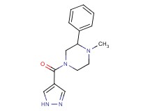 1-methyl-2-phenyl-4-(1H-pyrazol-4-ylcarbonyl)piperazine