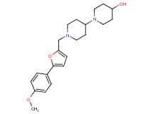 1'-{[5-(4-methoxyphenyl)-2-furyl]methyl}-1,4'-bipiperidin-4-ol
