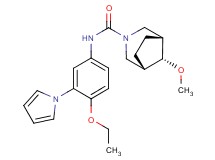 (8-syn)-N-[4-ethoxy-3-(1H-pyrrol-1-yl)phenyl]-8-methoxy-3-azabicyclo[3.2.1]octane-3-carboxamide