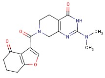 2-(dimethylamino)-7-[(4-oxo-4,5,6,7-tetrahydro-1-benzofuran-3-yl)carbonyl]-5,6,7,8-tetrahydropyrido[3,4-d]pyrimidin-4(3H)-one