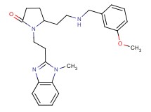 5-{2-[(3-methoxybenzyl)amino]ethyl}-1-[2-(1-methyl-1H-benzimidazol-2-yl)ethyl]-2-pyrrolidinone