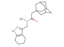 2-(1-adamantyl)-N-methyl-N-(4,5,6,7-tetrahydro-1H-indazol-3-ylmethyl)acetamide