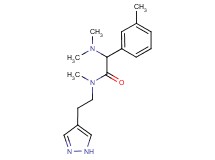 2-(dimethylamino)-N-methyl-2-(3-methylphenyl)-N-[2-(1H-pyrazol-4-yl)ethyl]acetamide